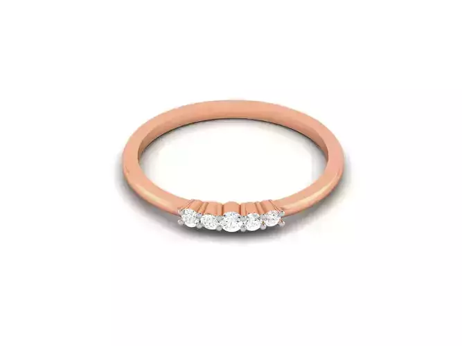 Ultra light wt minimalist Women Ring 3dm renders detail 