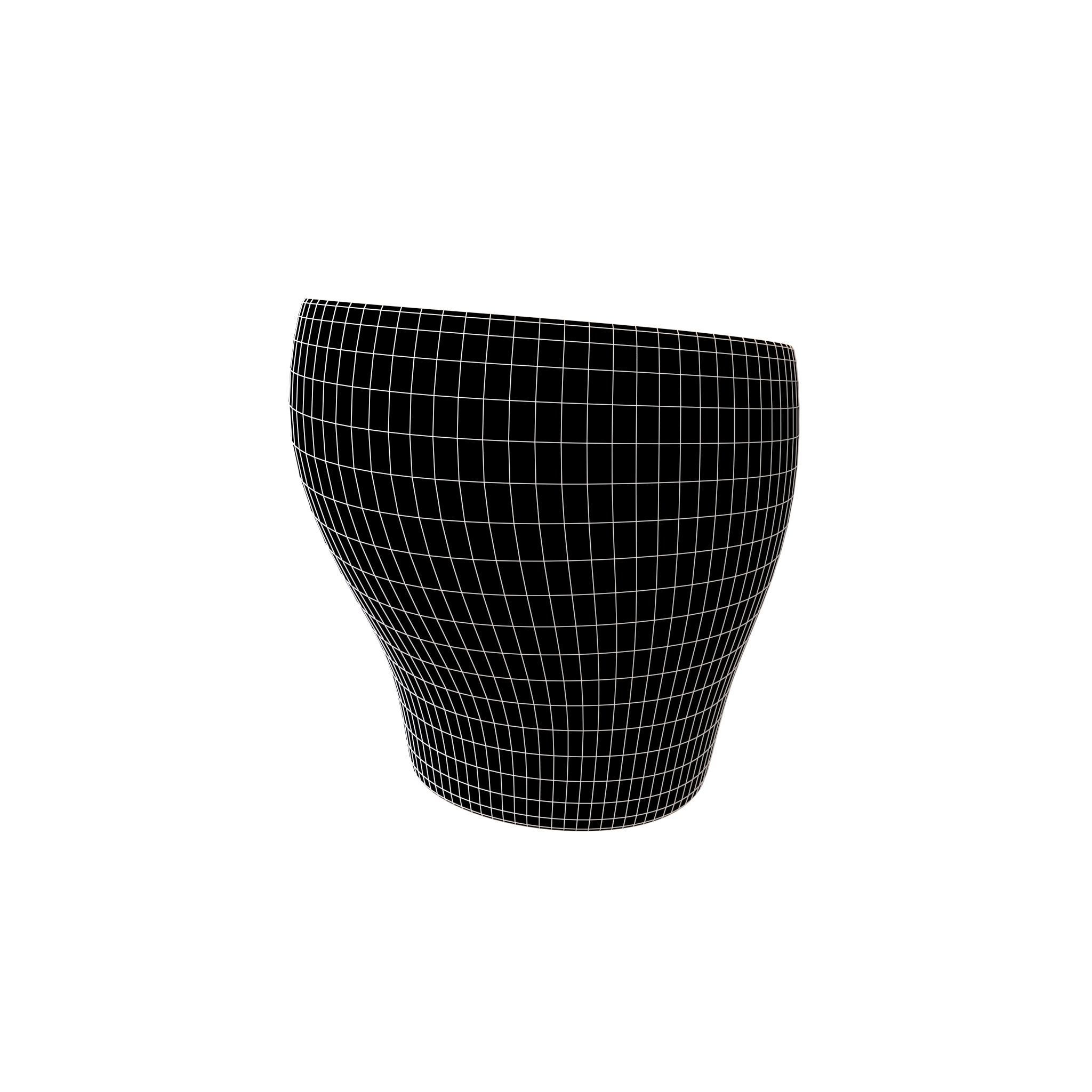 Cartoon Neck Gaiter v1 002 Low-poly 3D model_4