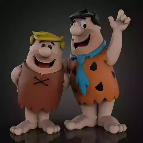 PEDRO PICAPIEDRAS Y PABLO MARMOL 3D print model