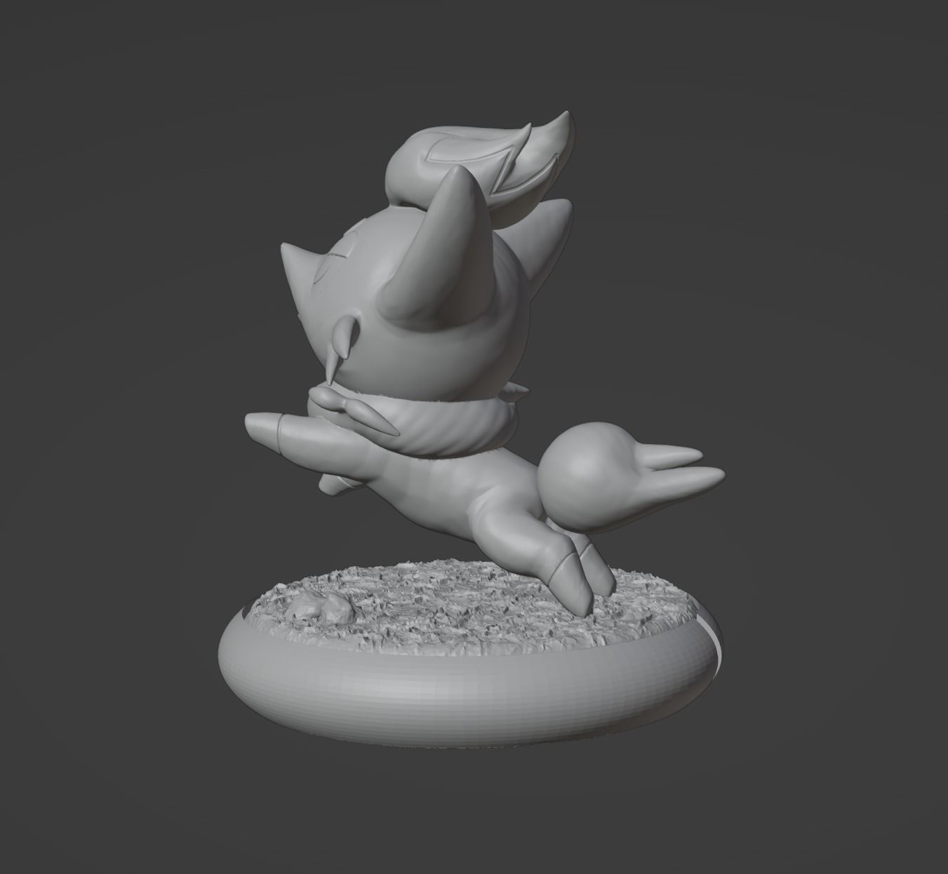 Zorua pokemon 3D print model 3D print model_5