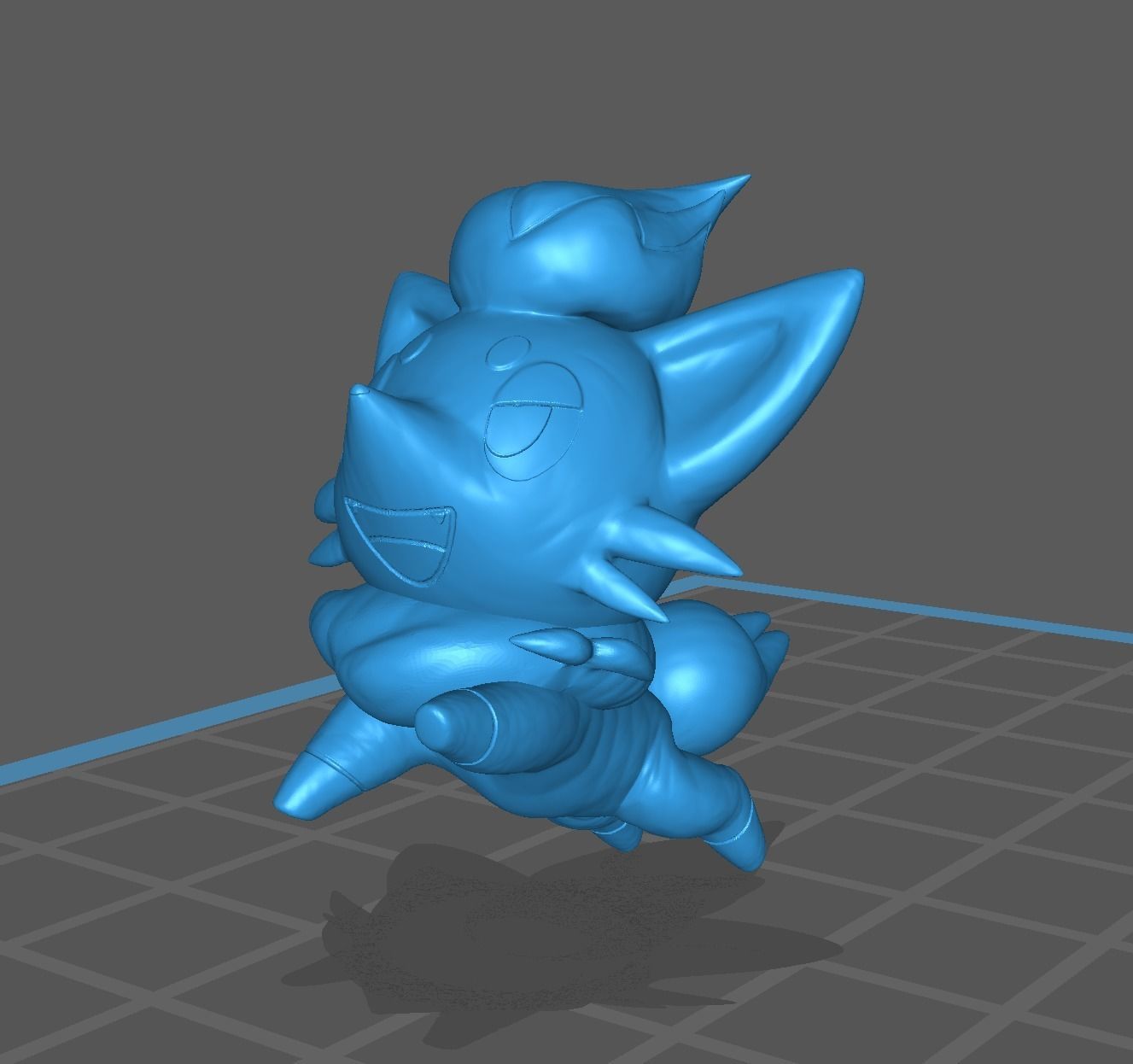 Zorua pokemon 3D print model 3D print model_12