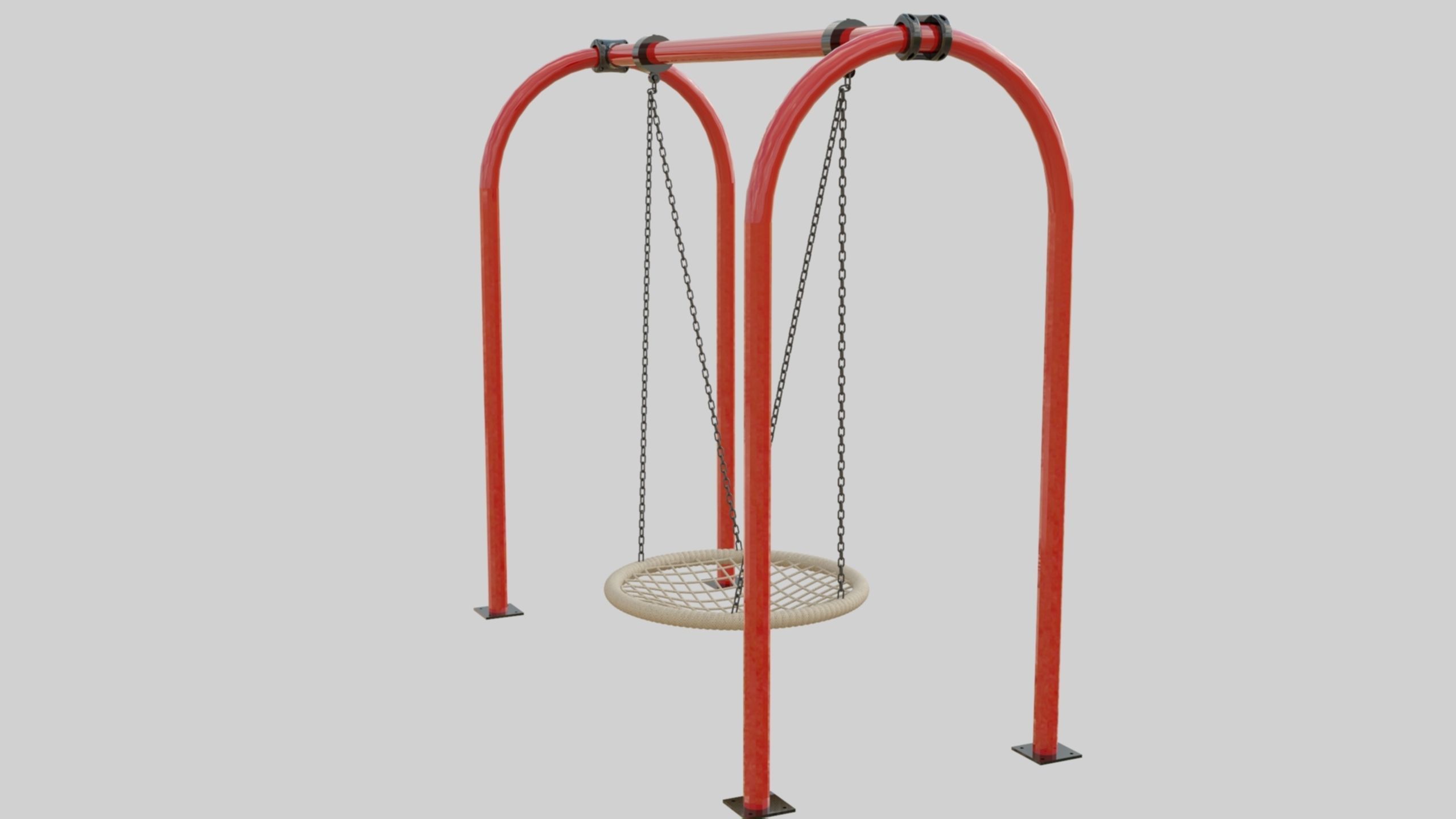 Playground Portal Swing - 02 3D model_15