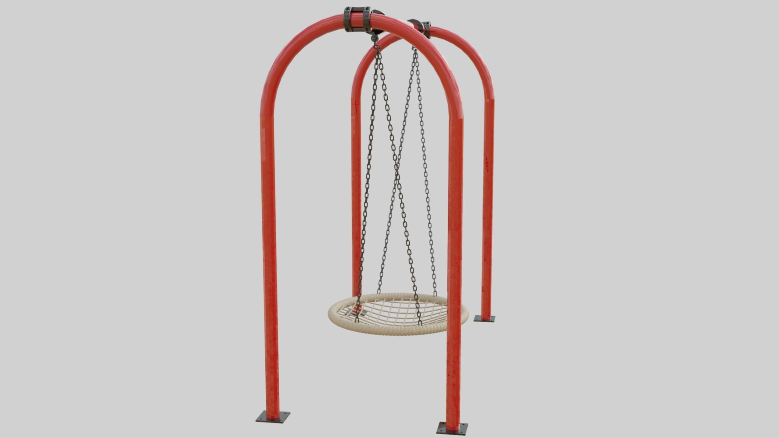 Playground Portal Swing - 02 3D model_5