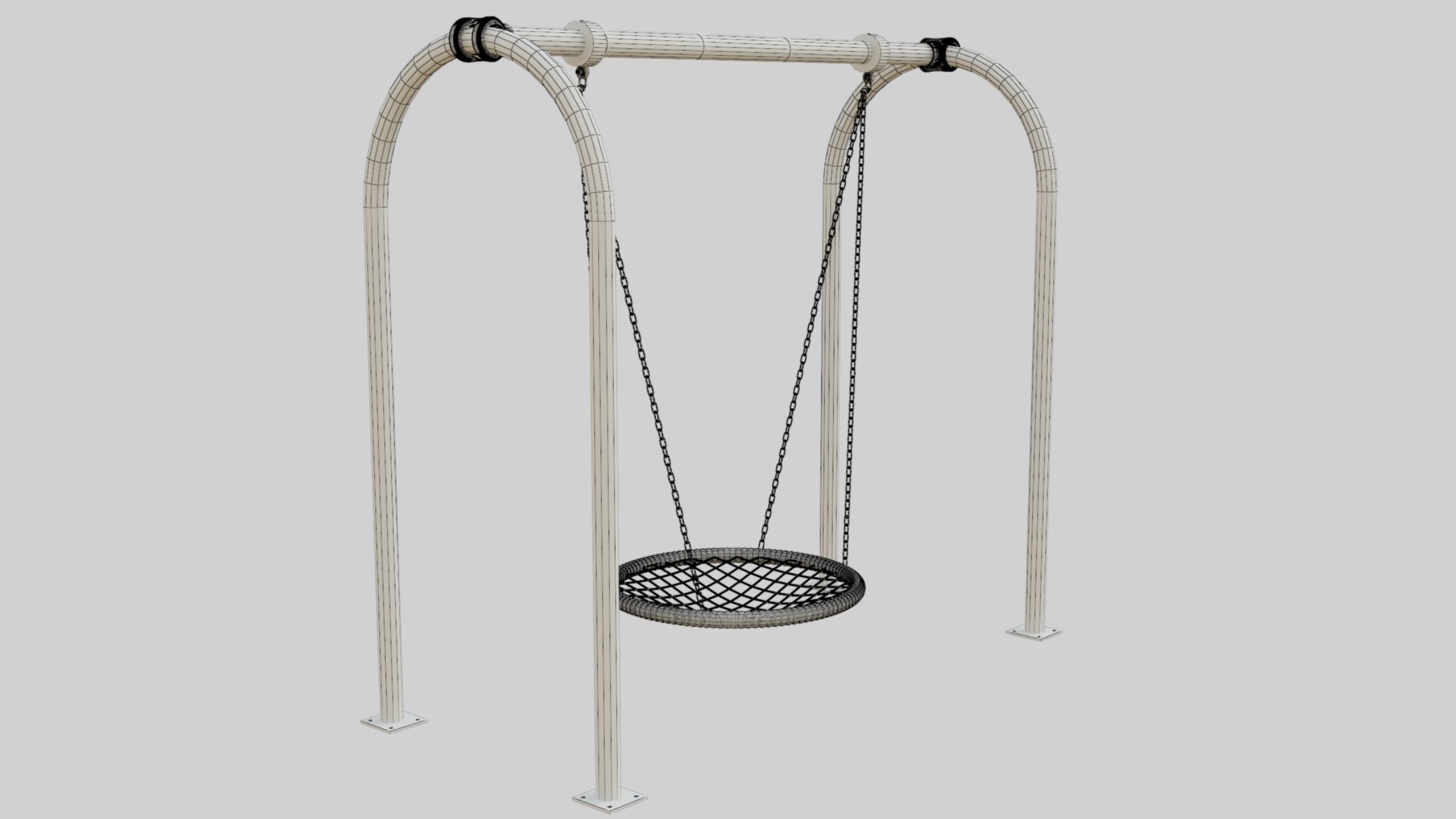 Playground Portal Swing - 02 3D model_37