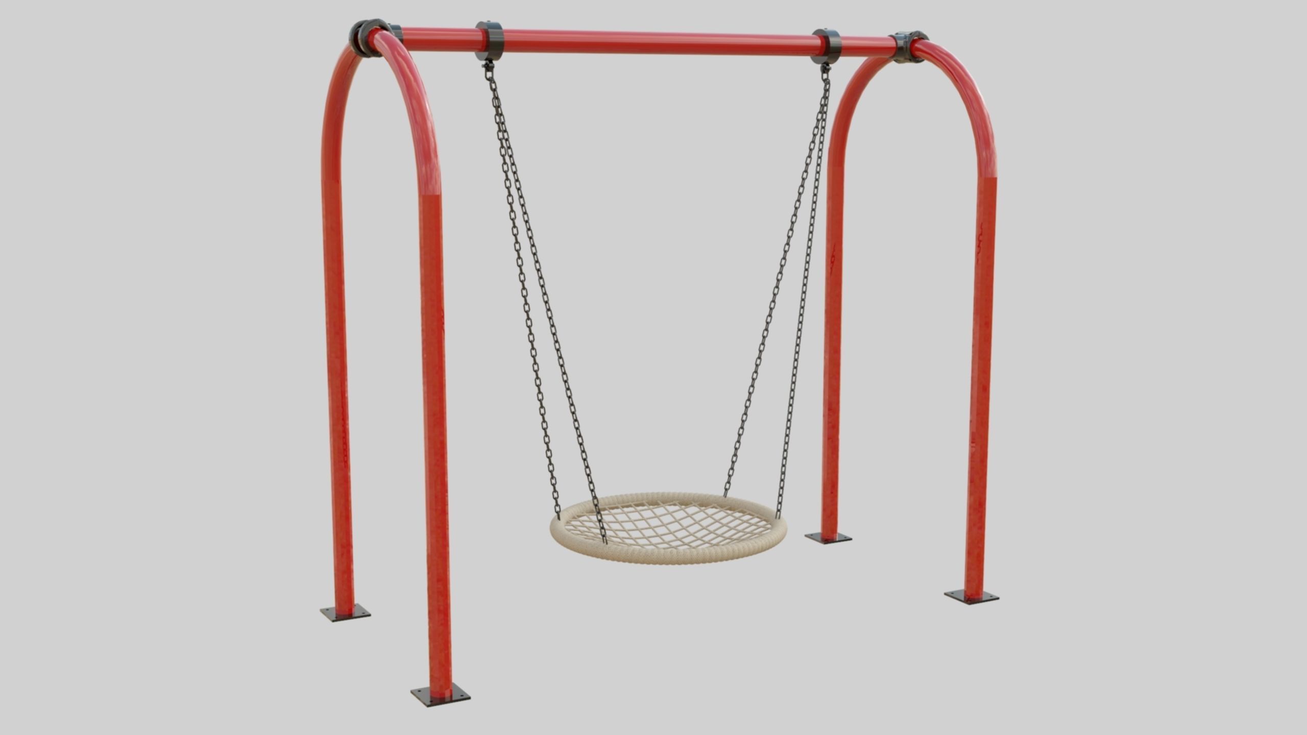 Playground Portal Swing - 02 3D model_21