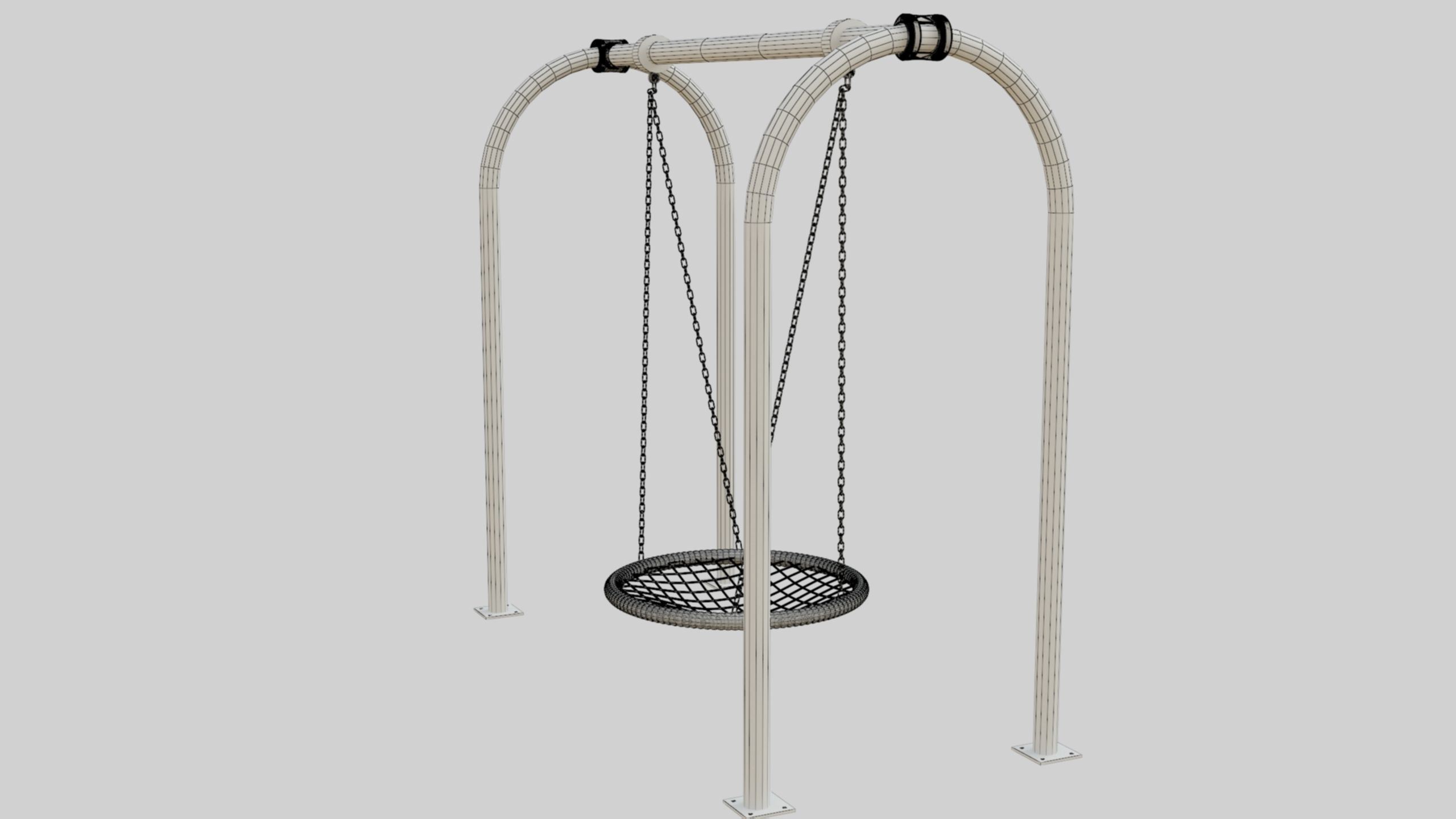 Playground Portal Swing - 02 3D model_40