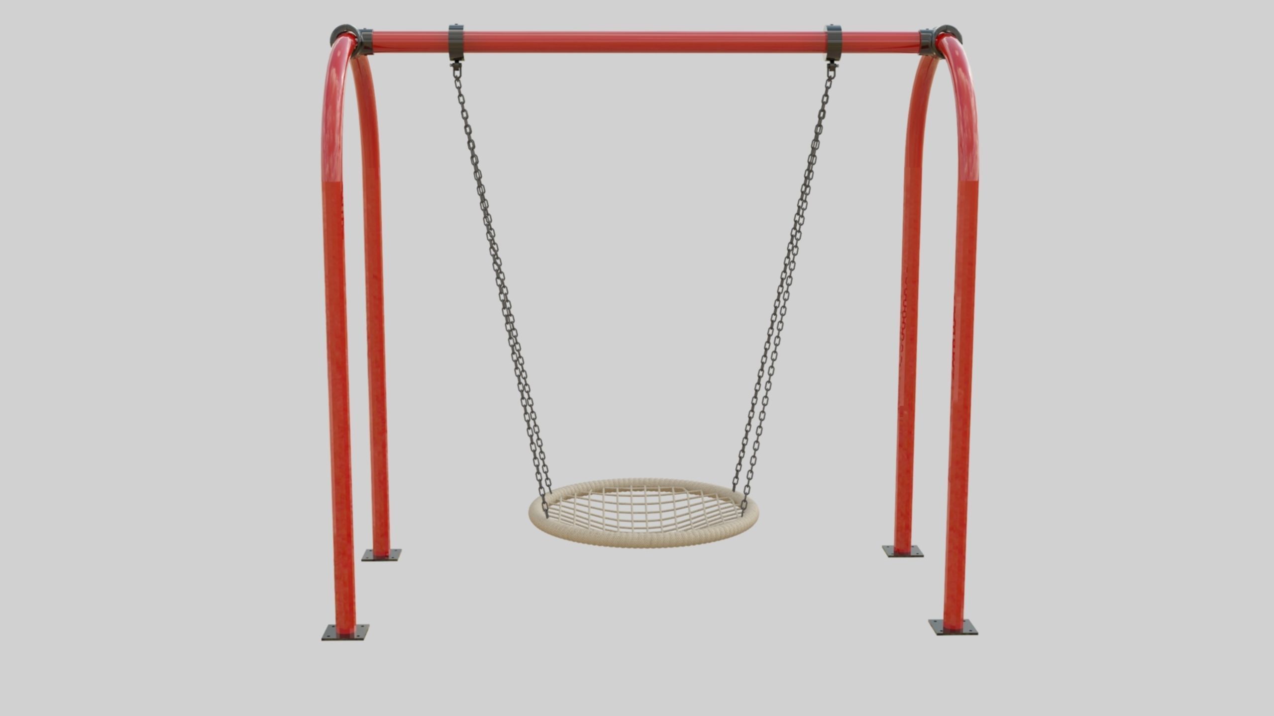 Playground Portal Swing - 02 3D model_10