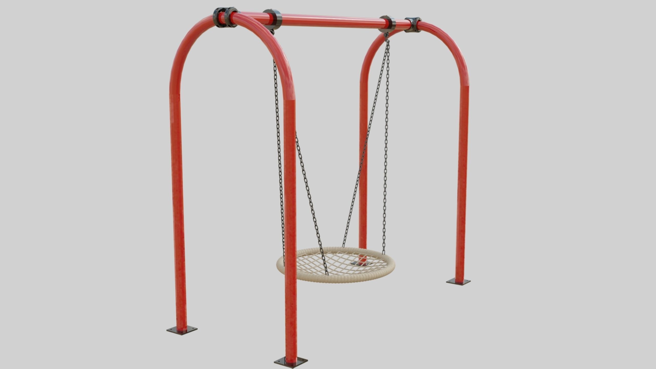 Playground Portal Swing - 02 3D model_3