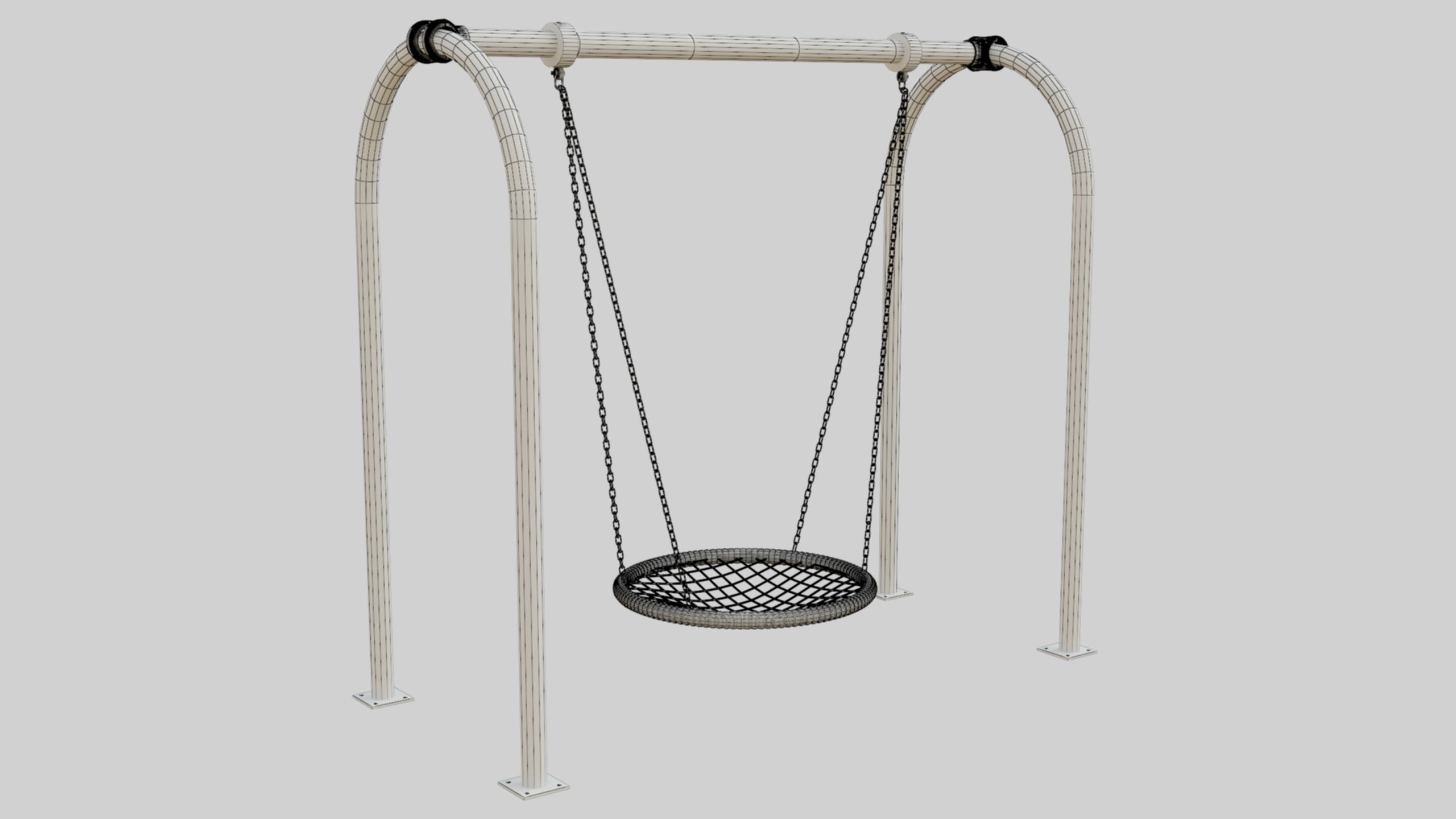 Playground Portal Swing - 02 3D model_48