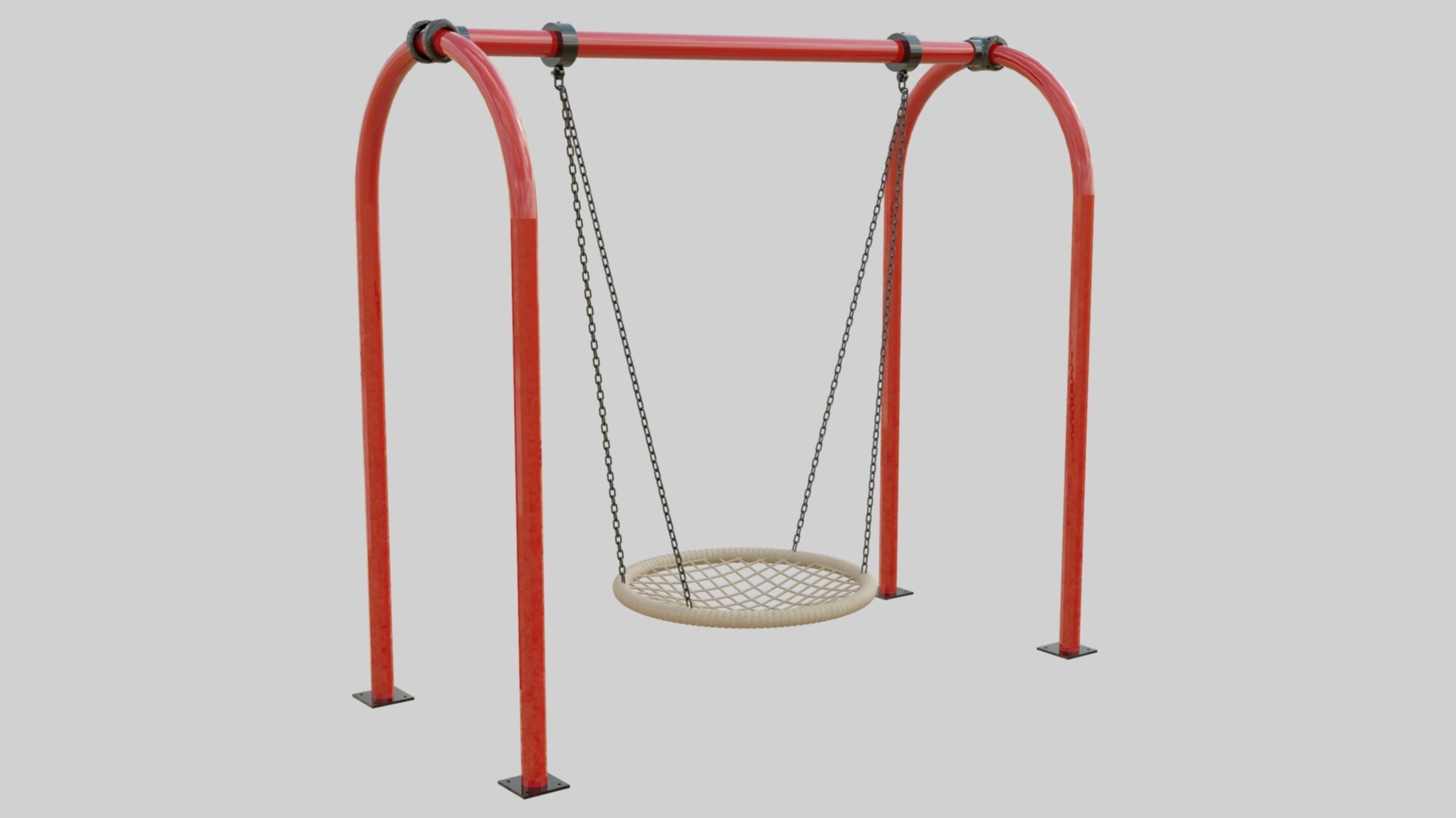 Playground Portal Swing - 02 3D model_23