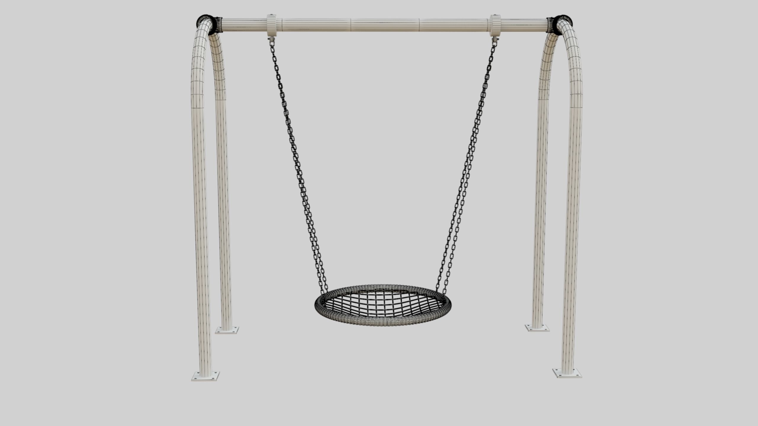 Playground Portal Swing - 02 3D model_35