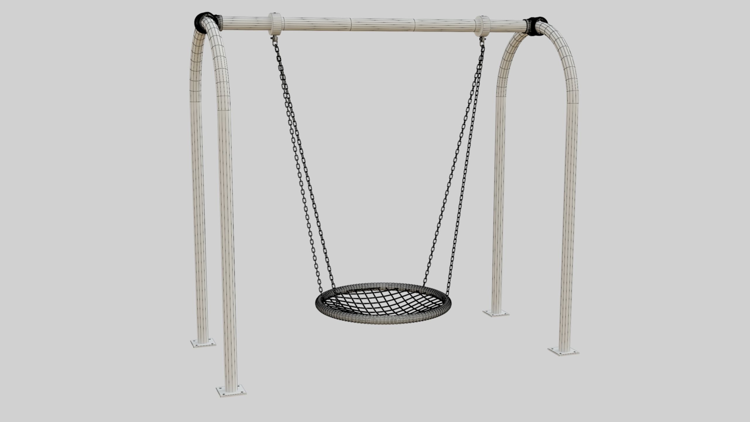 Playground Portal Swing - 02 3D model_45