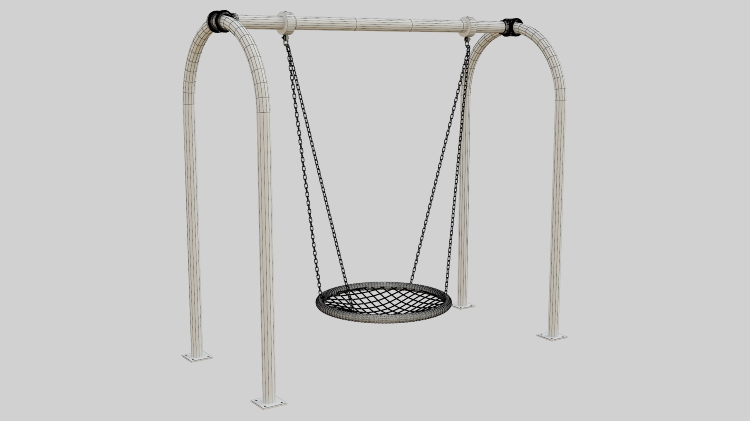 Playground Portal Swing - 02 3D model_47