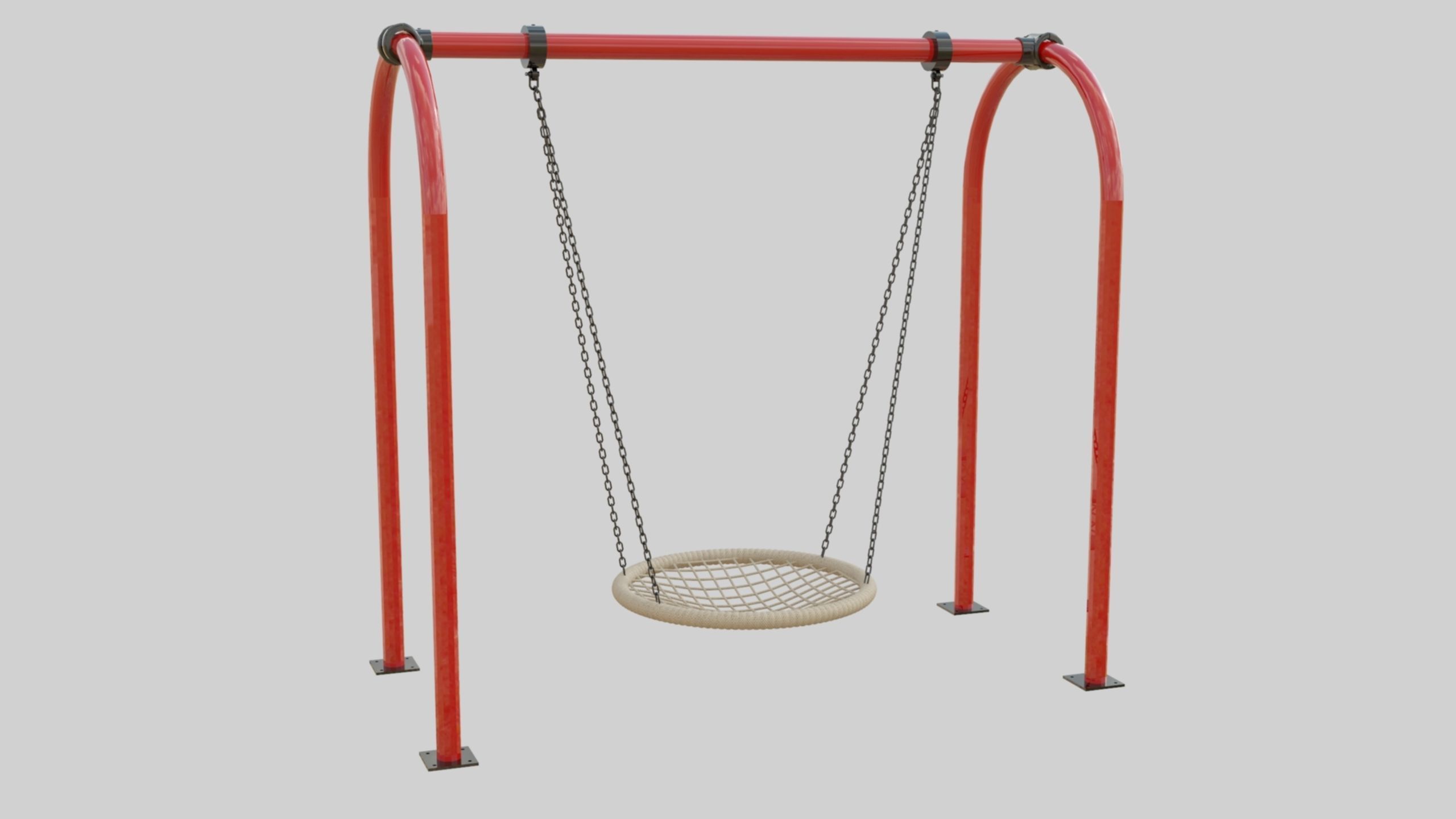 Playground Portal Swing - 02 3D model_20