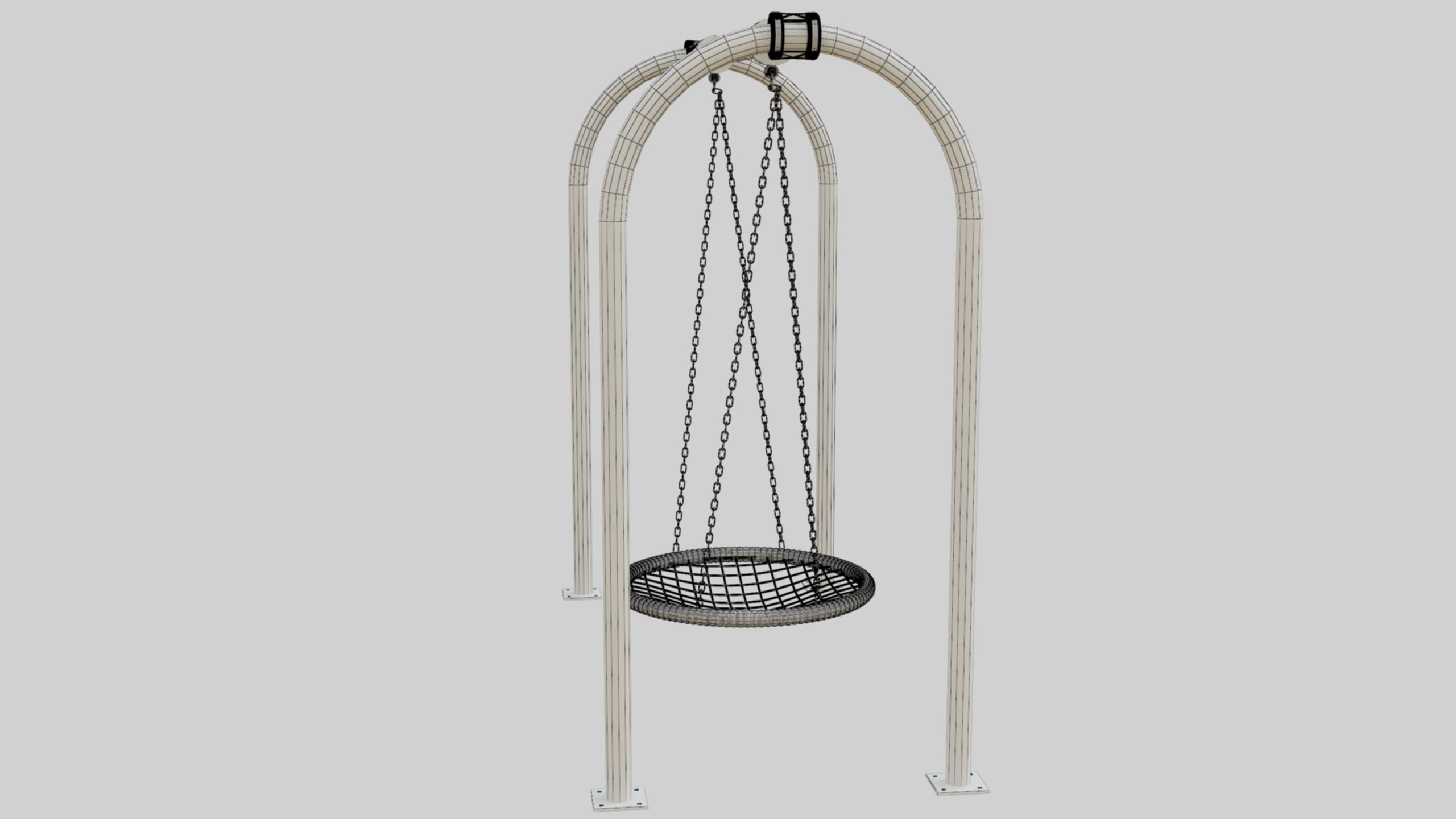 Playground Portal Swing - 02 3D model_31
