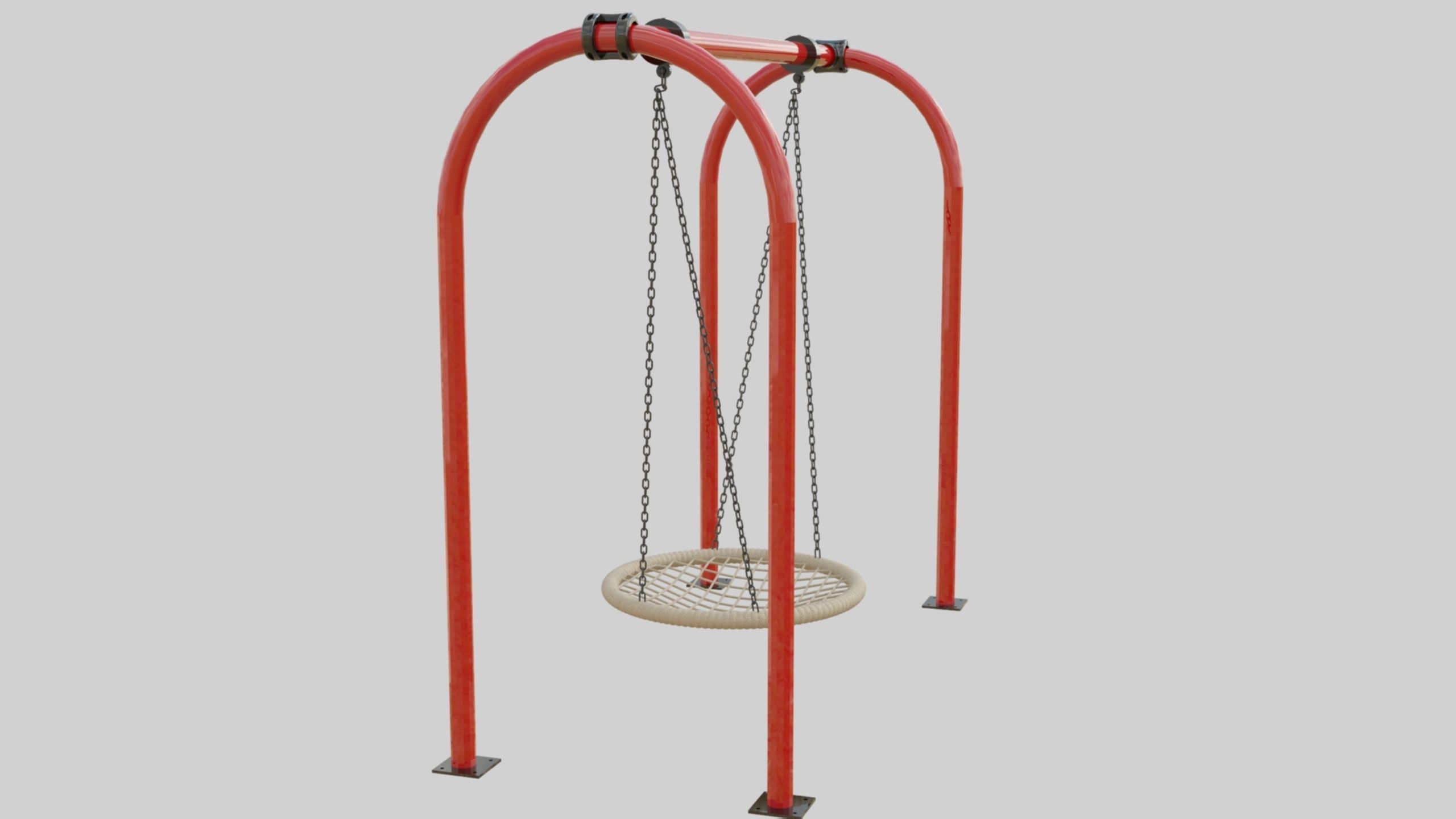 Playground Portal Swing - 02 3D model_13