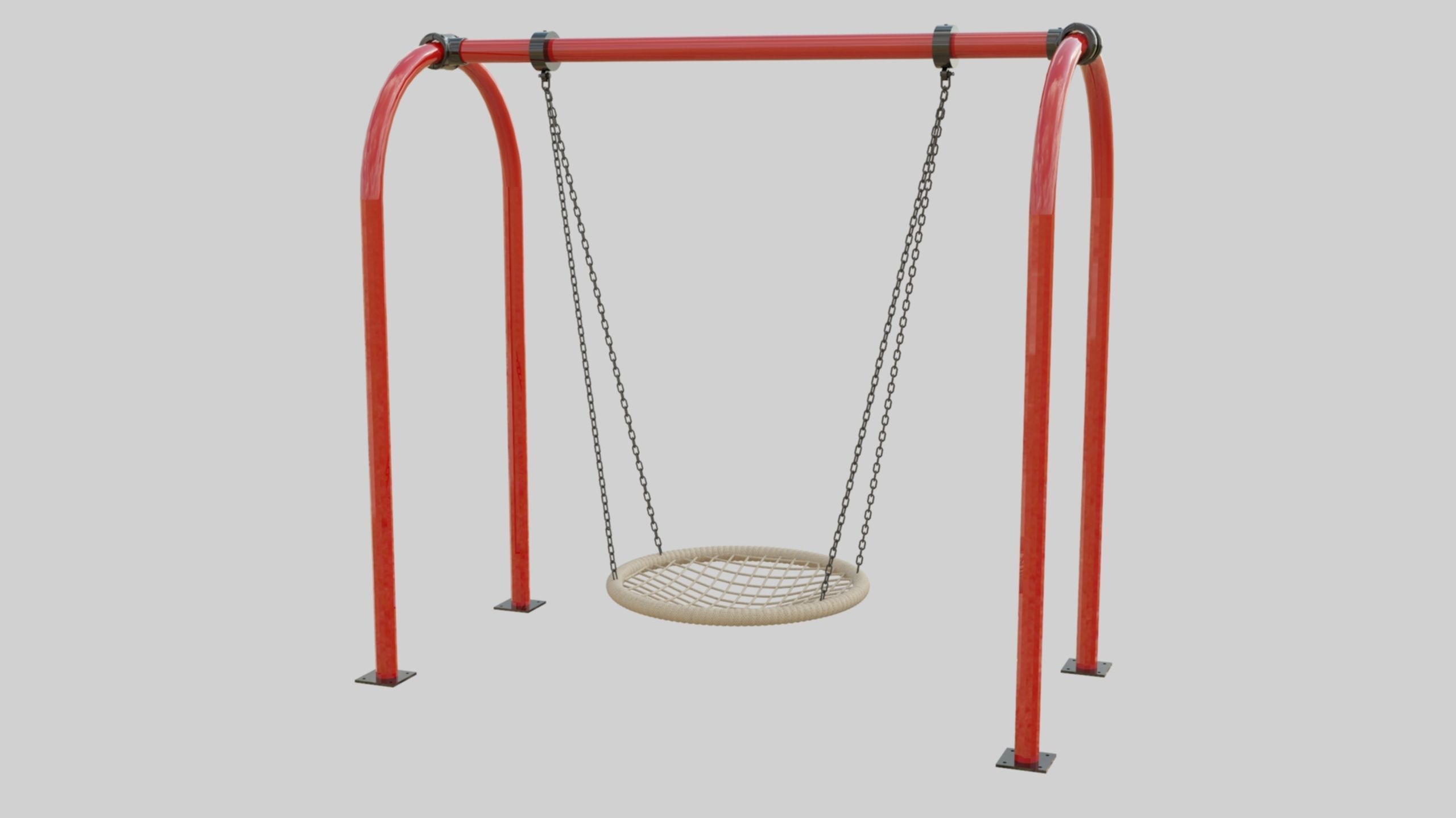 Playground Portal Swing - 02 3D model_9