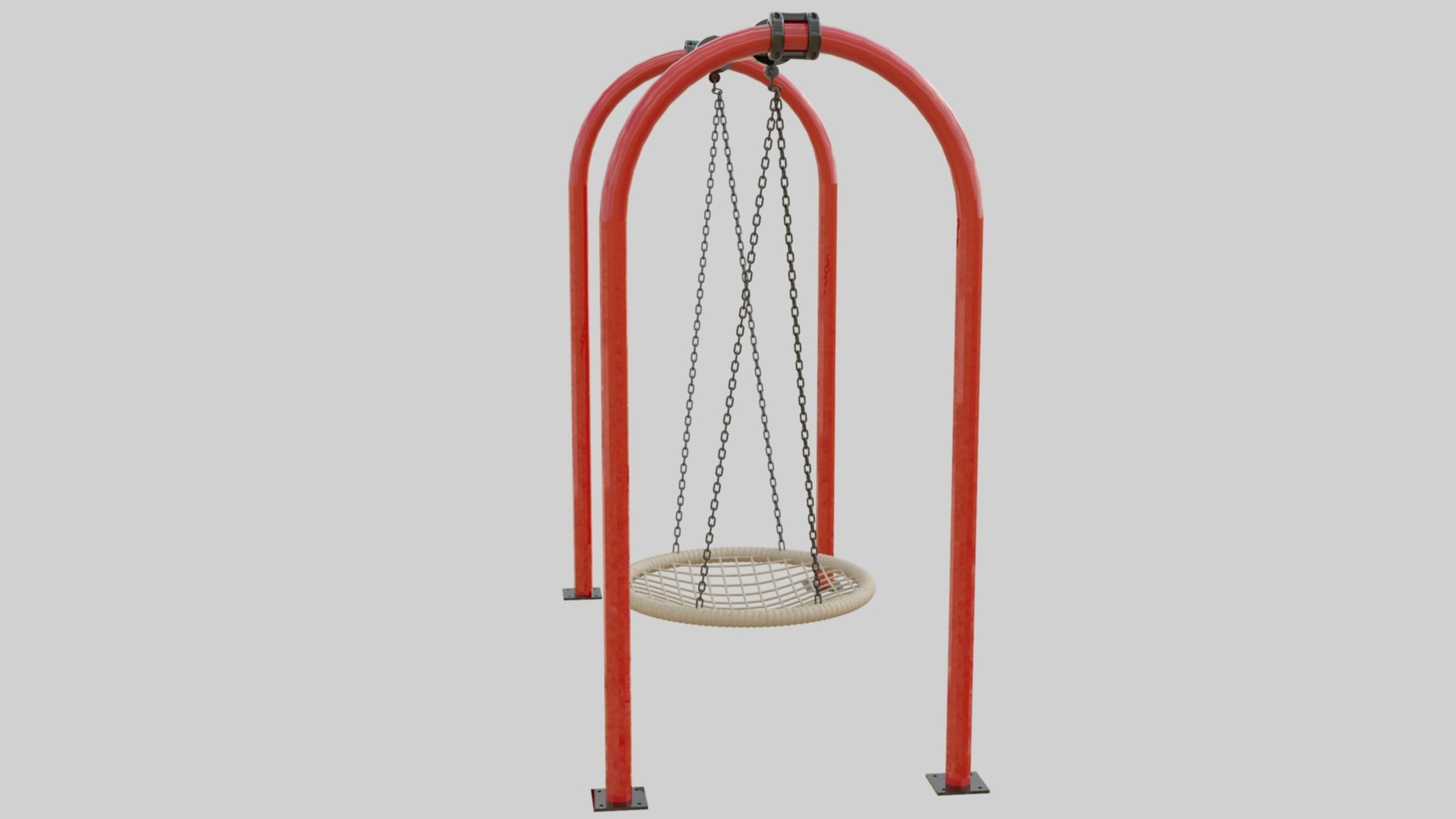 Playground Portal Swing - 02 3D model_6