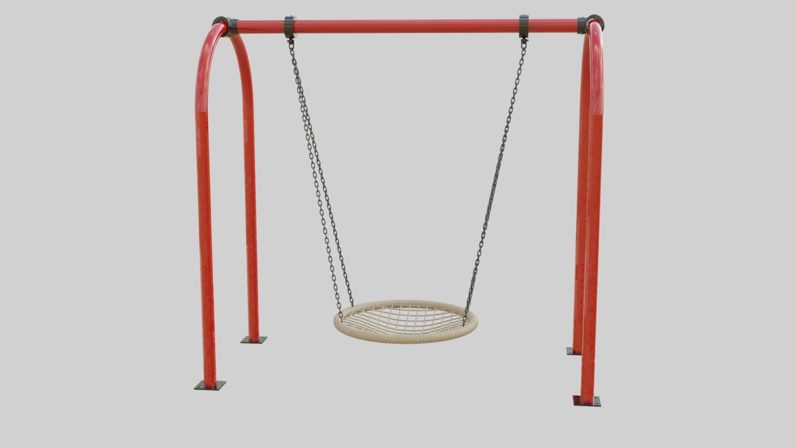 Playground Portal Swing - 02 3D model_18