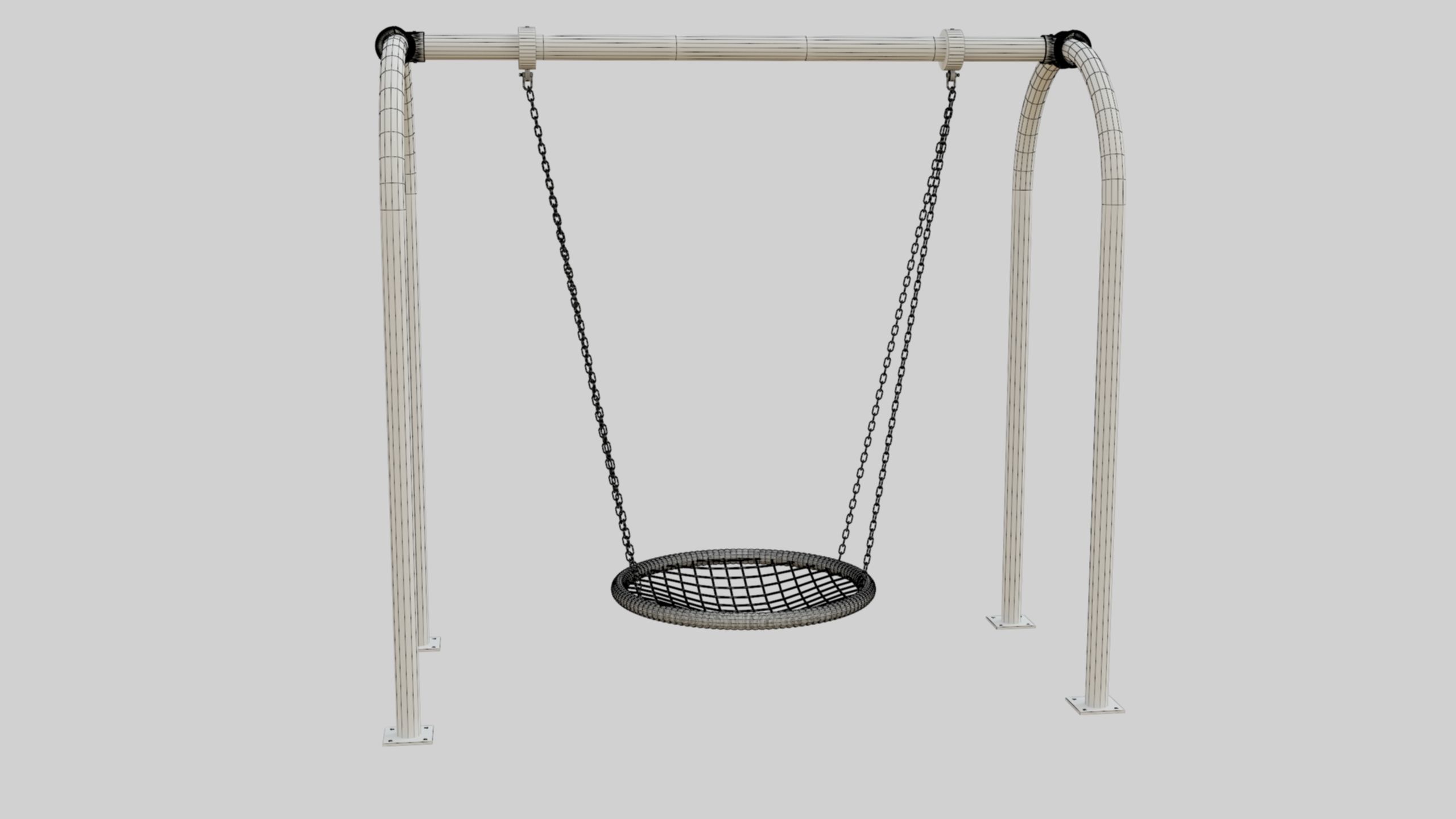Playground Portal Swing - 02 3D model_44