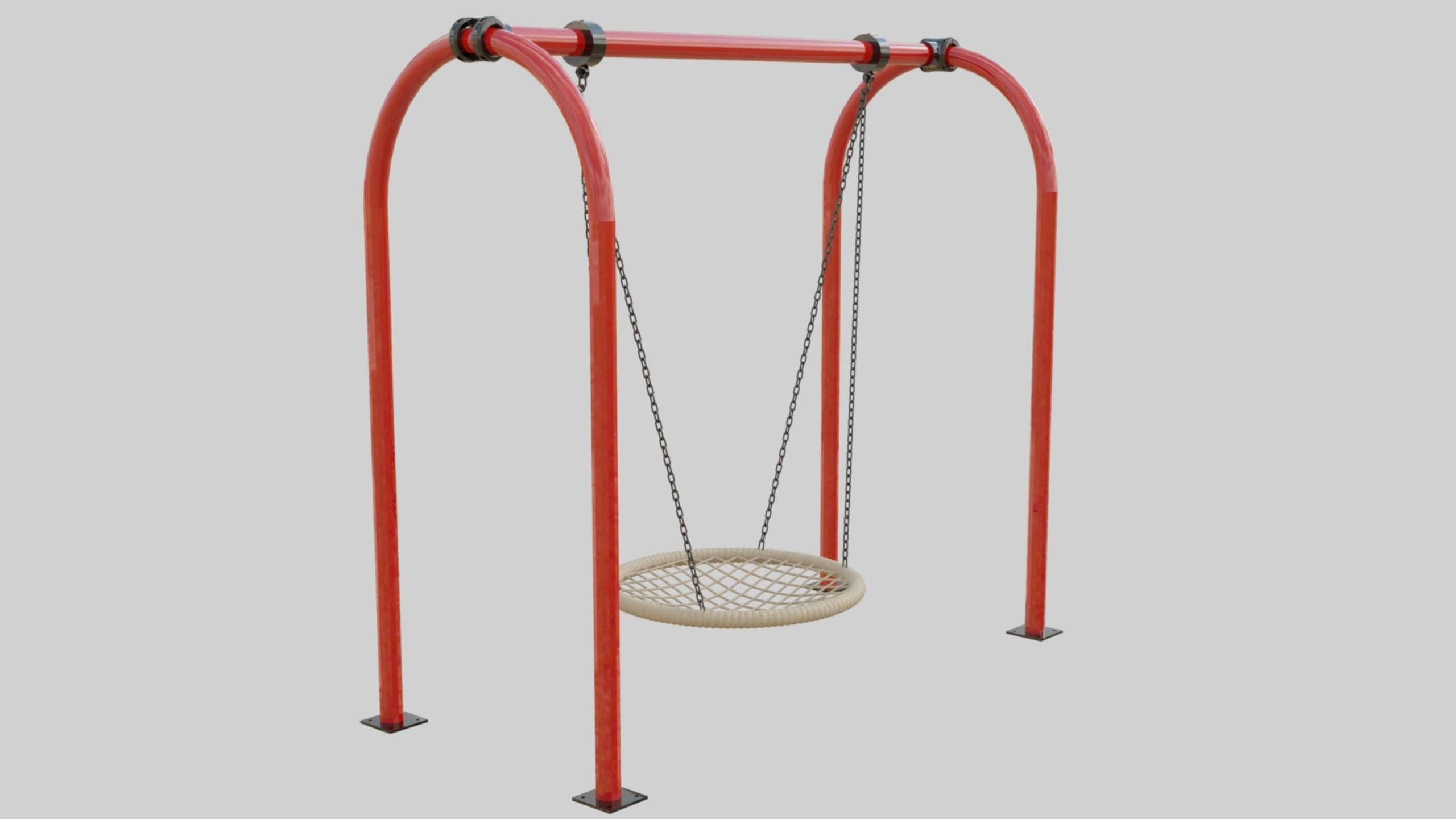 Playground Portal Swing - 02 3D model_12