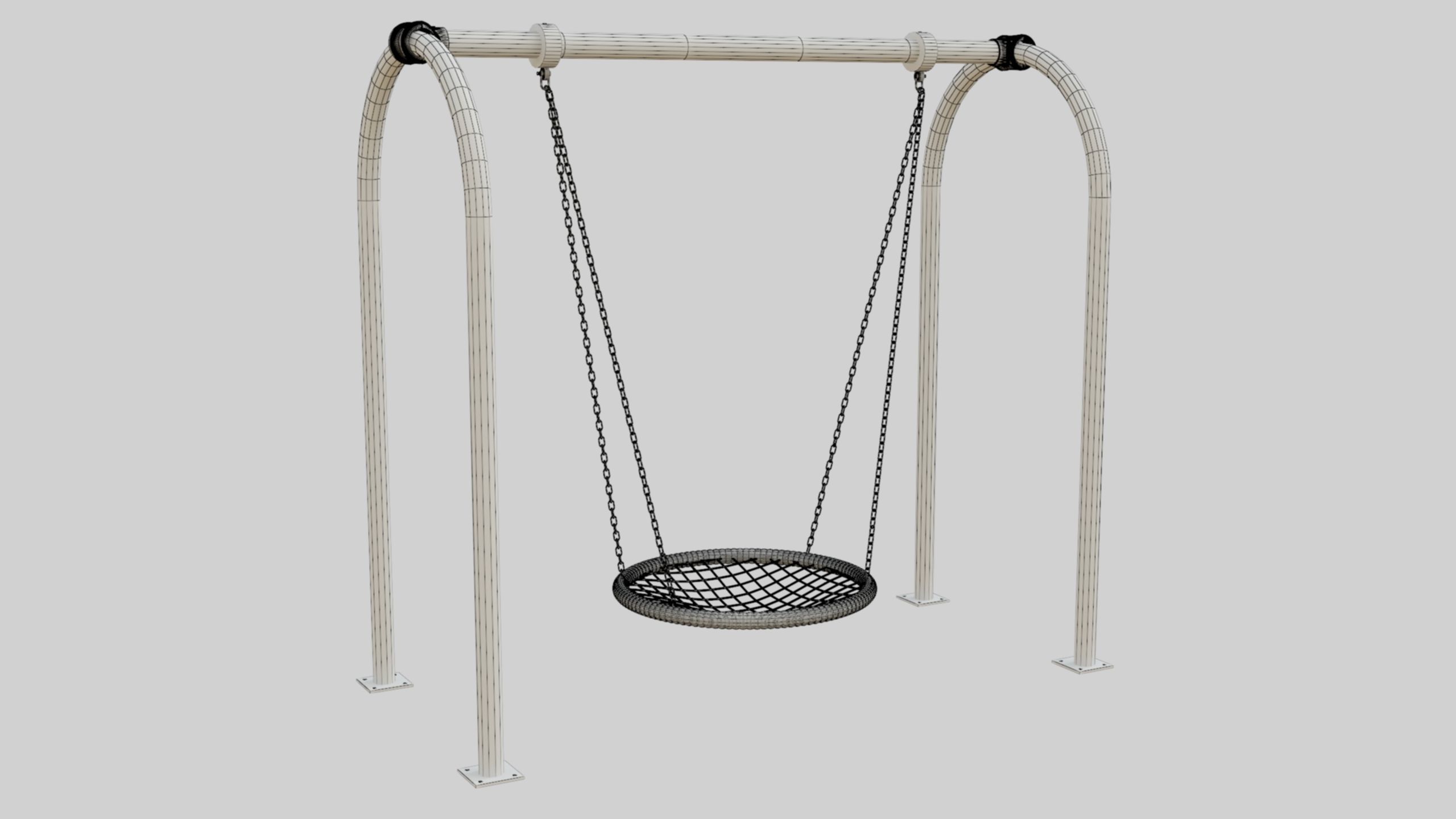 Playground Portal Swing - 02 3D model_46