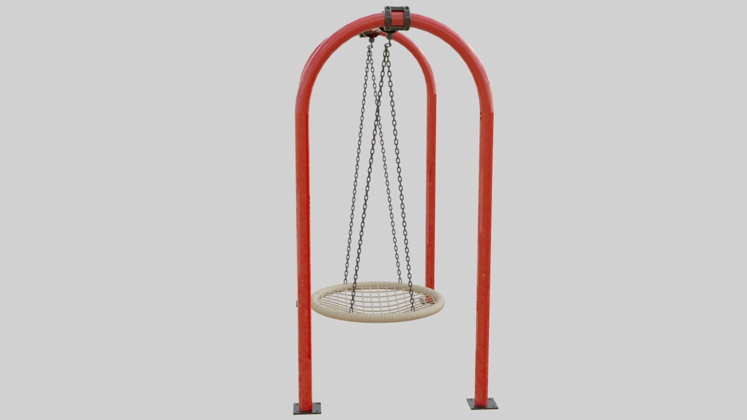 Playground Portal Swing - 02 3D model_14