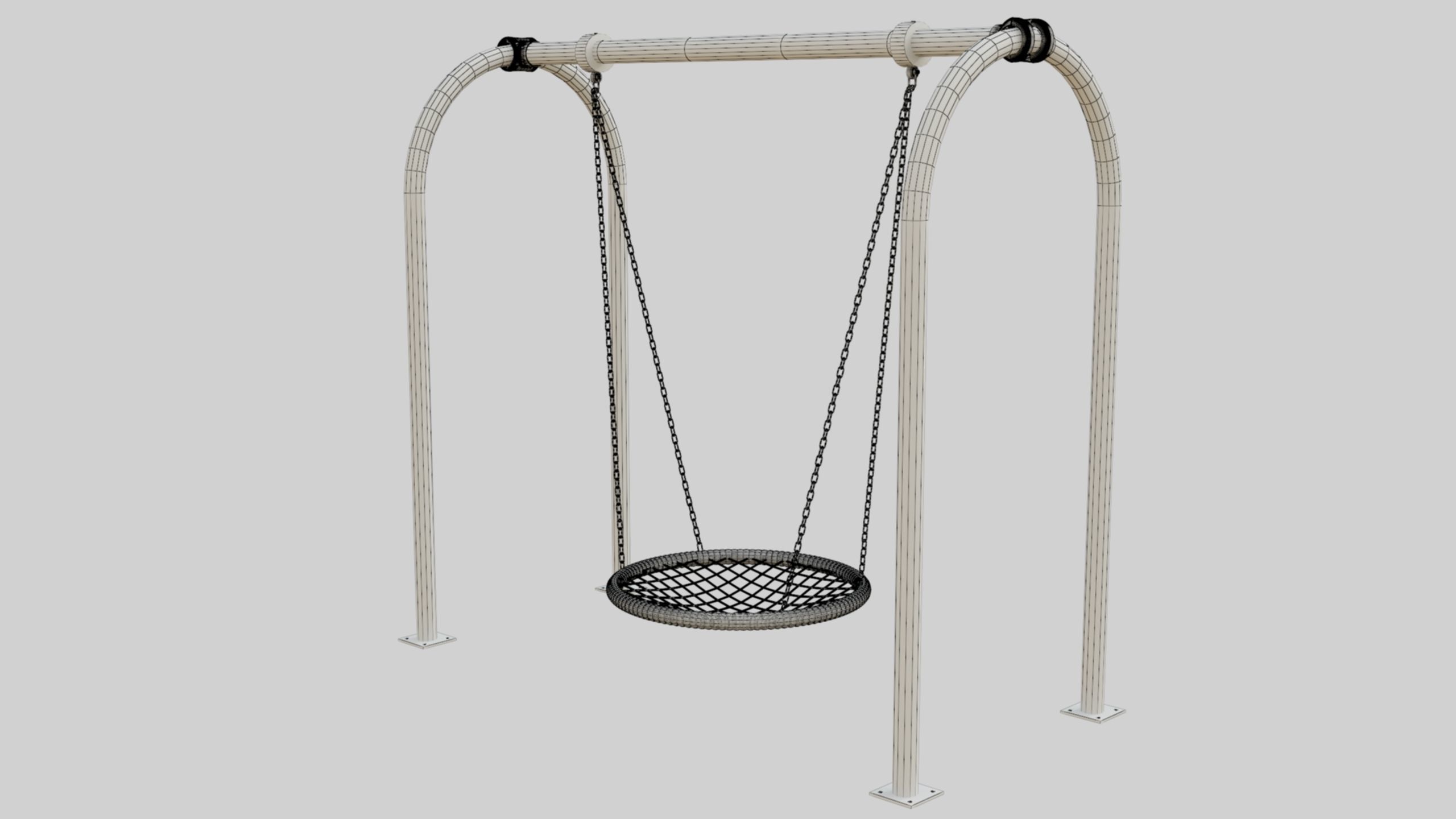 Playground Portal Swing - 02 3D model_41