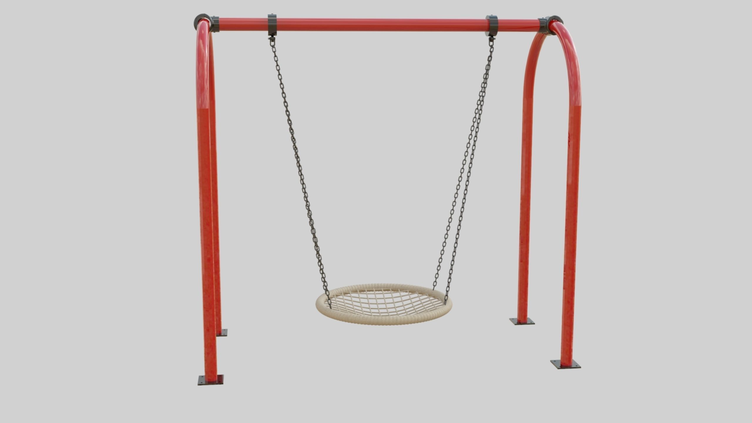 Playground Portal Swing - 02 3D model_19