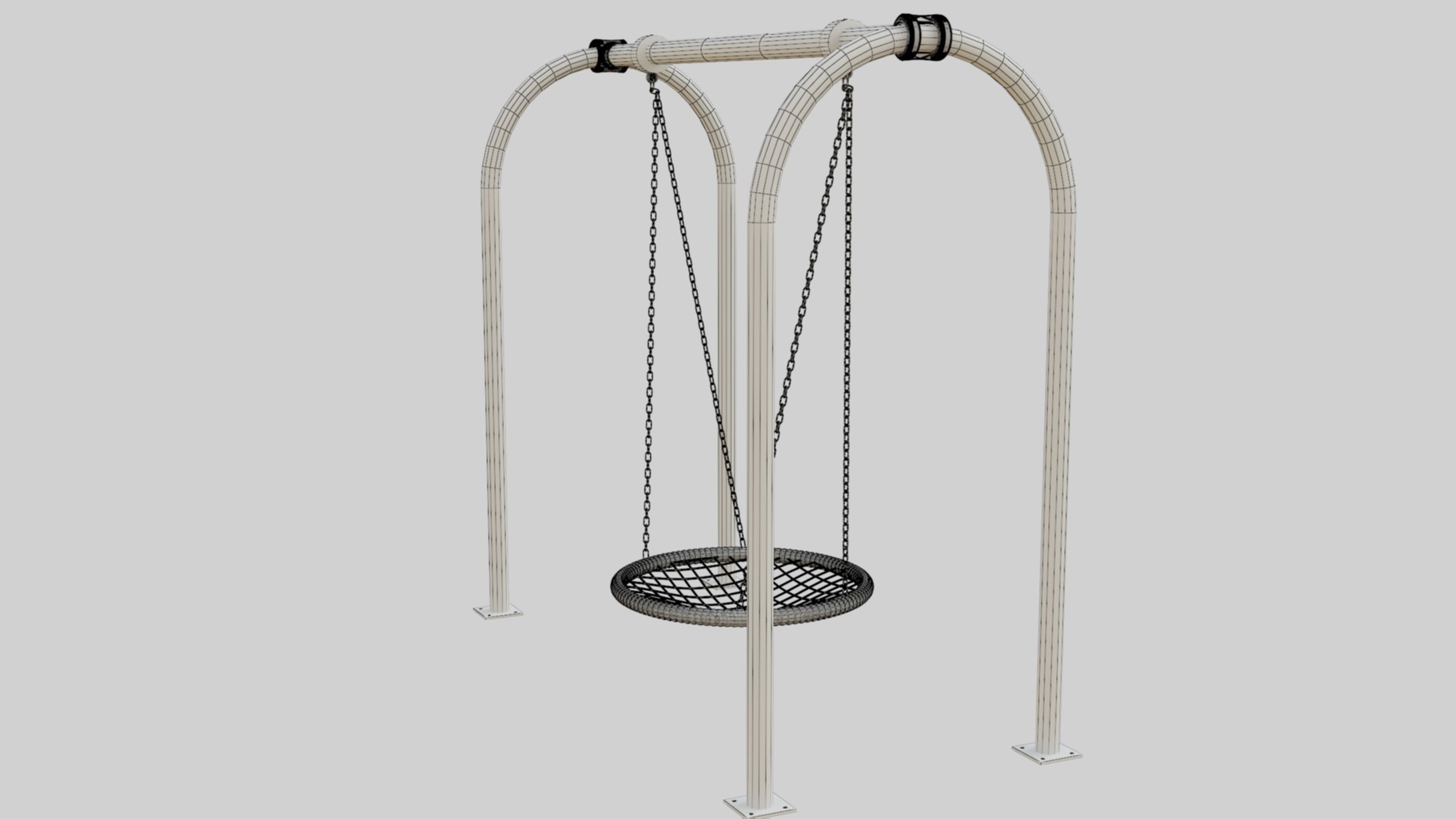 Playground Portal Swing - 02 3D model_32