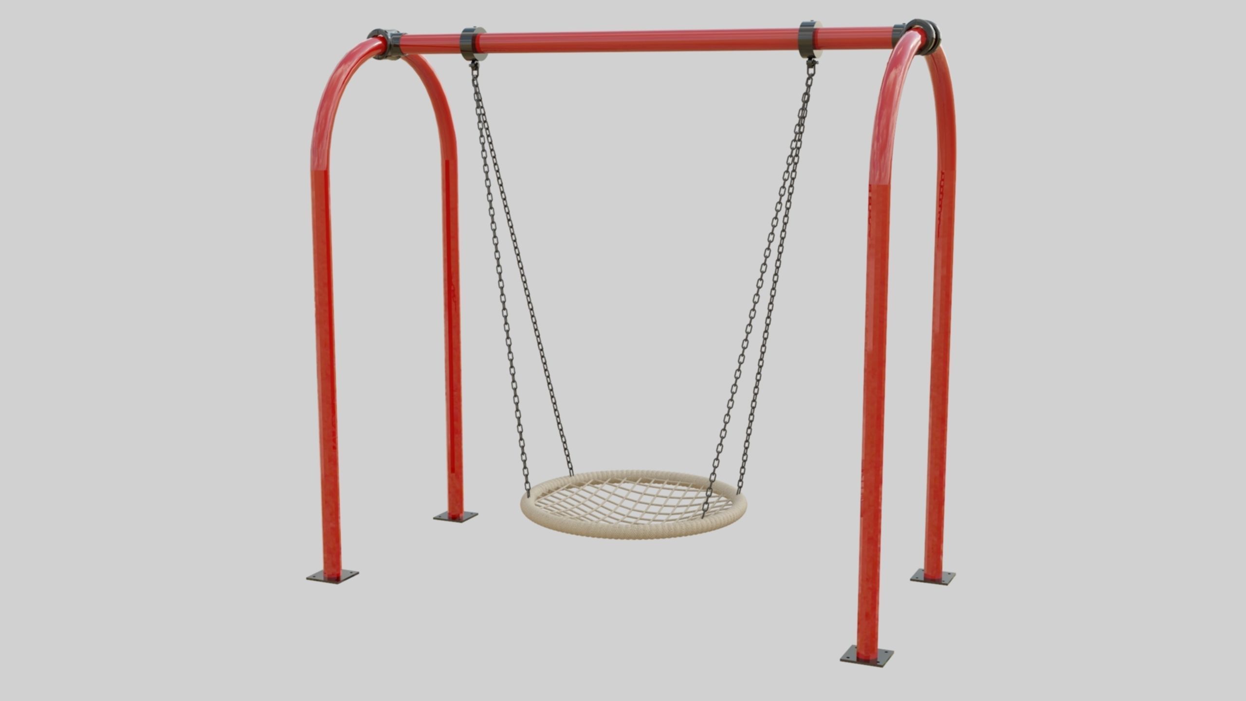 Playground Portal Swing - 02 3D model_17