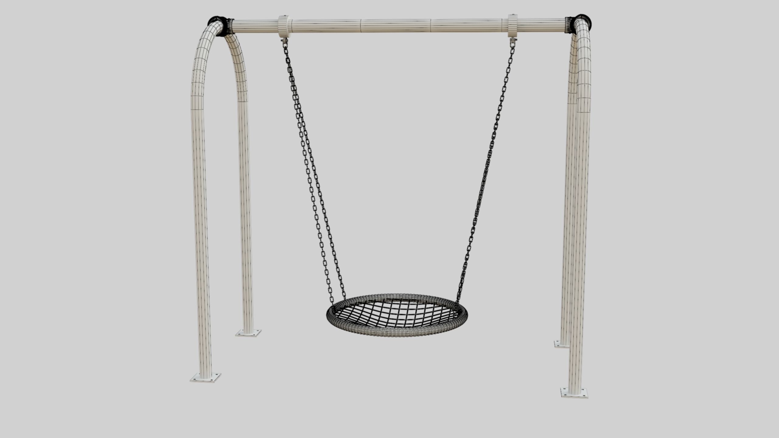 Playground Portal Swing - 02 3D model_43