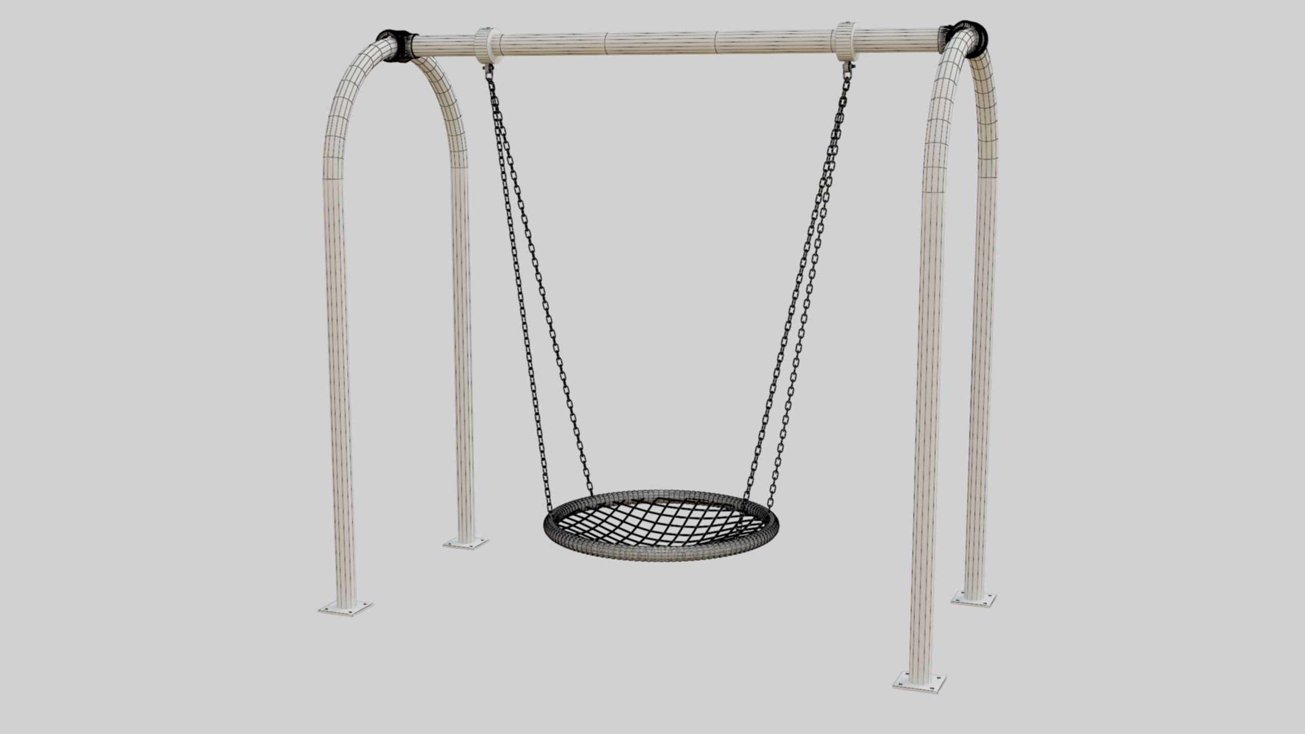 Playground Portal Swing - 02 3D model_34