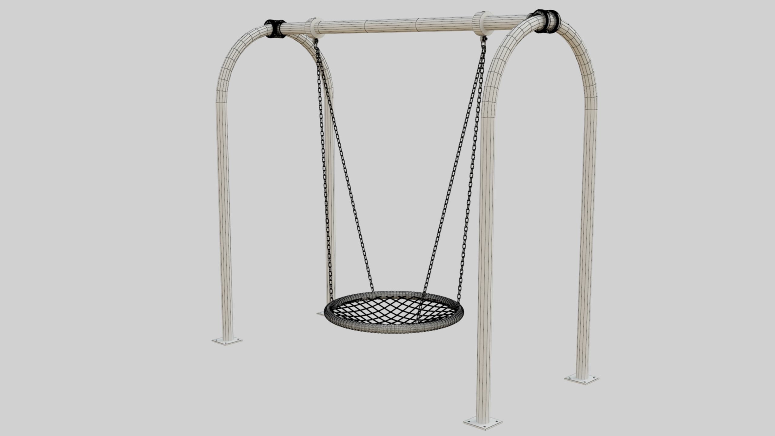 Playground Portal Swing - 02 3D model_33