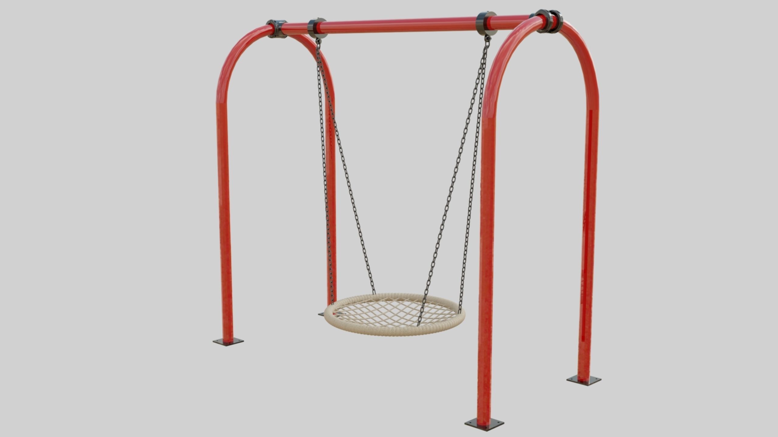 Playground Portal Swing - 02 3D model_16
