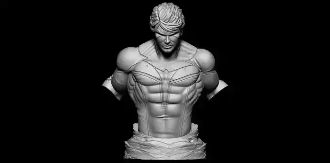 Fan Art Nightwing - Bust Version 3D print model