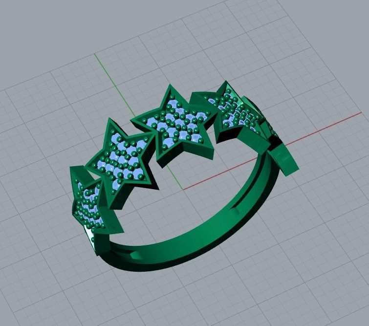 jewelry ring 3D print model_6