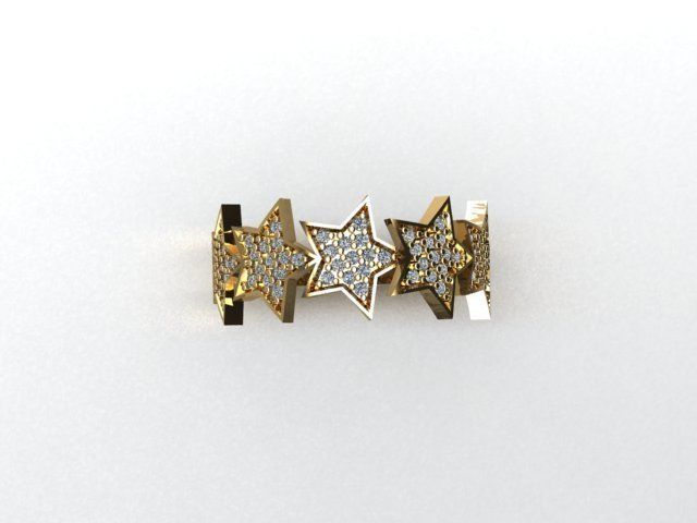 jewelry ring 3D print model_4