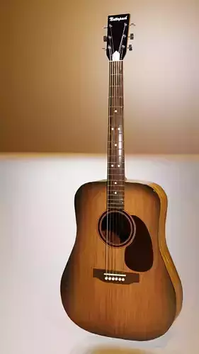 Acoustic Guitar 3D model