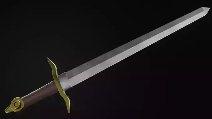 Realistic Sword 3D Model