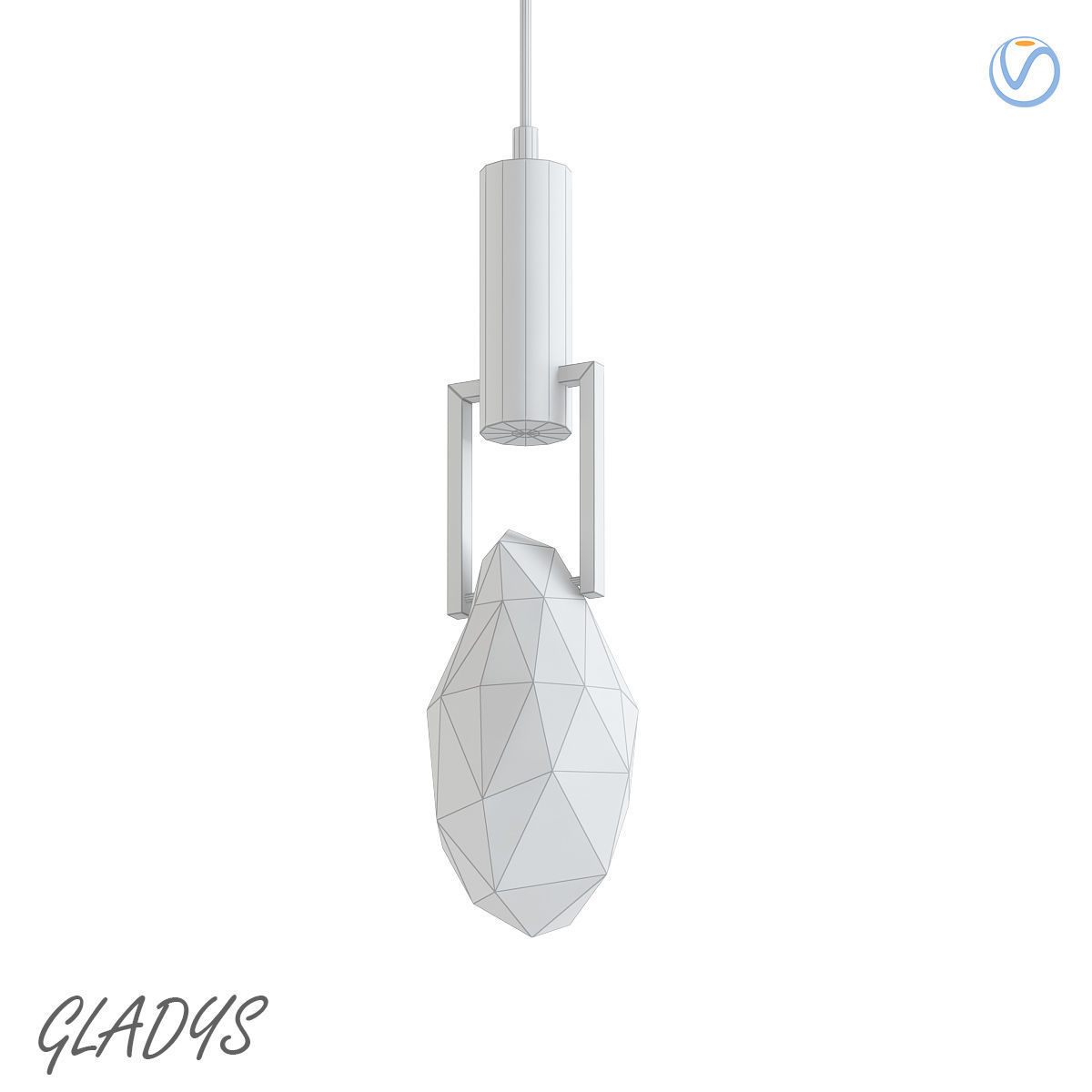 GLADYS hanging lamp 3D model_1