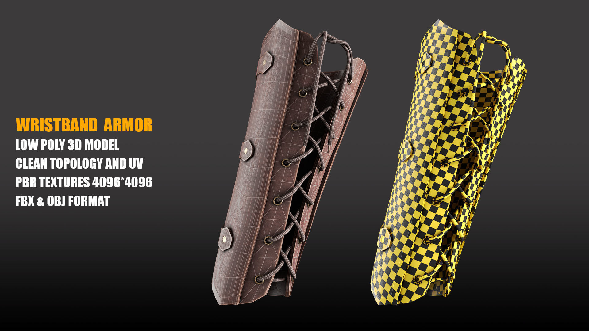 Assassins Costume Low-poly 3D model PBR Textures Low-poly 3D model_5