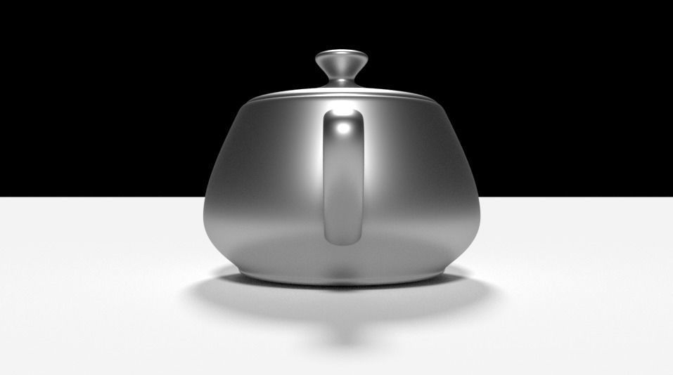 Teapot Low-poly 3D model_4