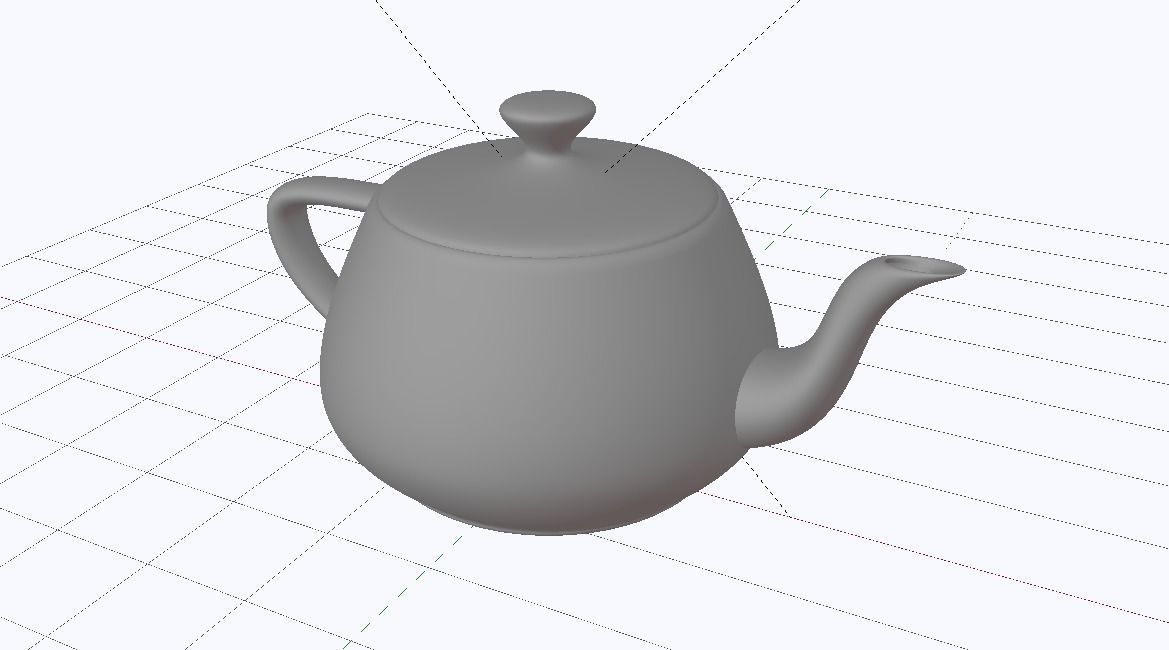 Teapot Low-poly 3D model_6