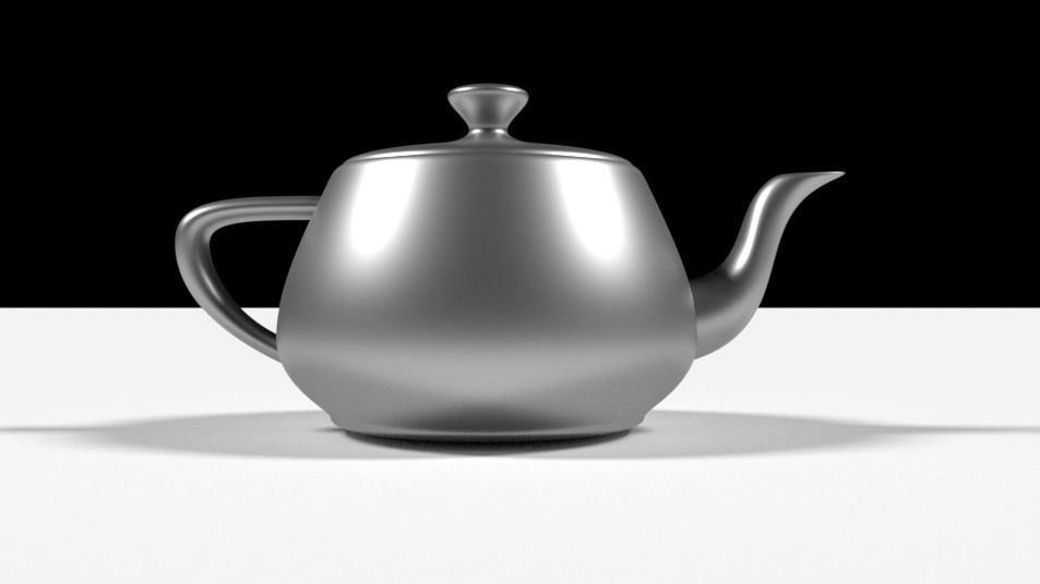 Teapot Low-poly 3D model_1