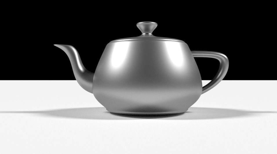 Teapot Low-poly 3D model_3