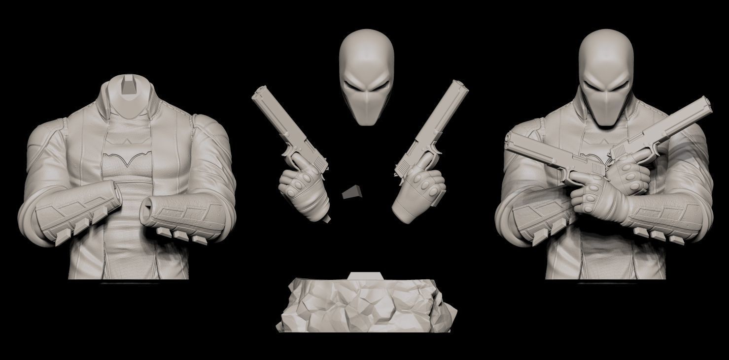 Red Hood Fan Art - BUST 3D print model_1