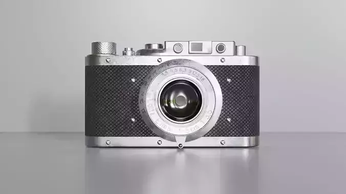 Leica SLR camera PBR model