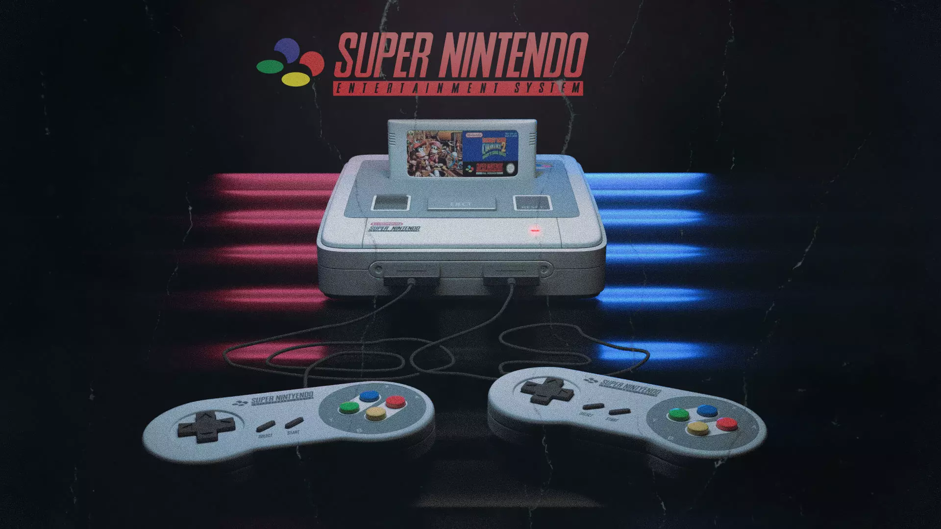 Super Nintendo 3D model