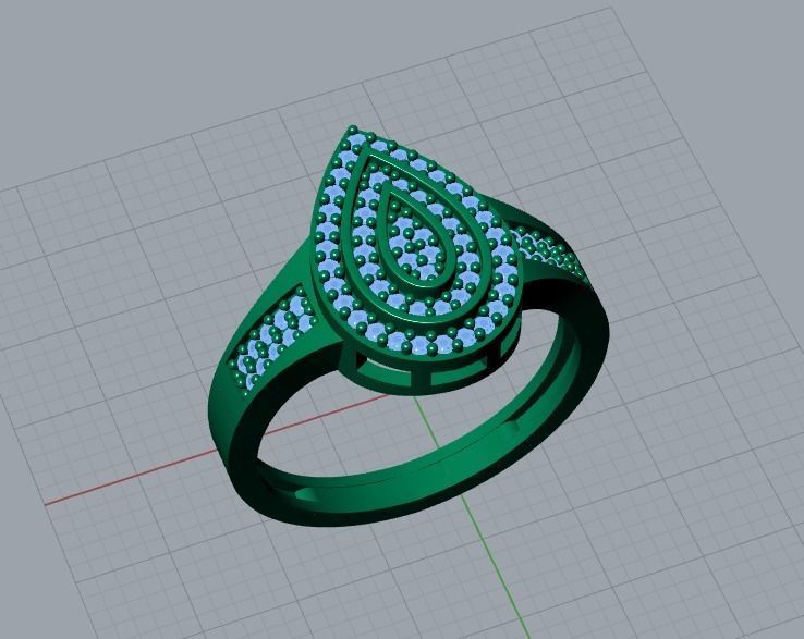 jewelry ring 3D print model_4